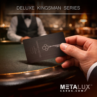 Deluxe Kingsman Series | Membership Cards | Engraved Business Cards | VIP Cards | Gift Cards | Special Events
