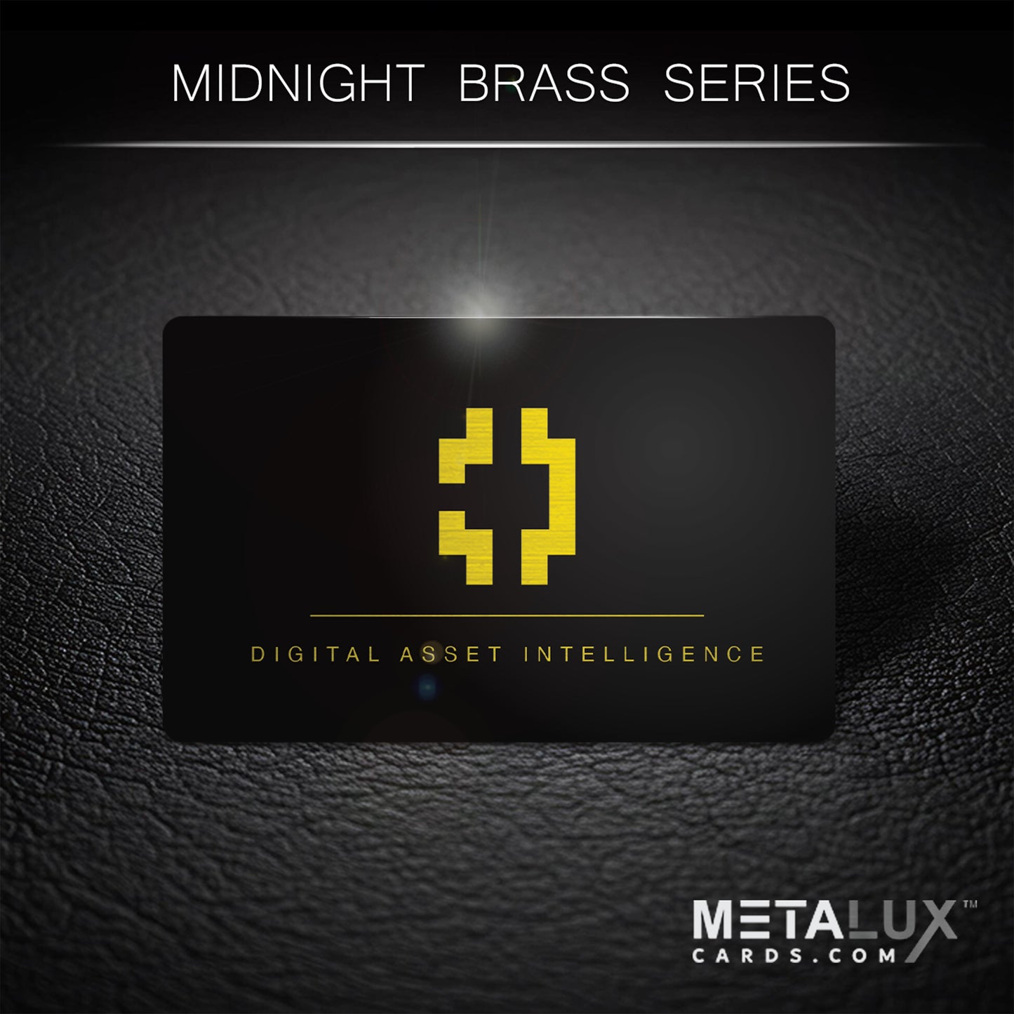 Deluxe Midnight Brass Metalux Card Series | Membership Cards | Engraved Business Cards | VIP Cards | Gift Cards | Quick Turnaround