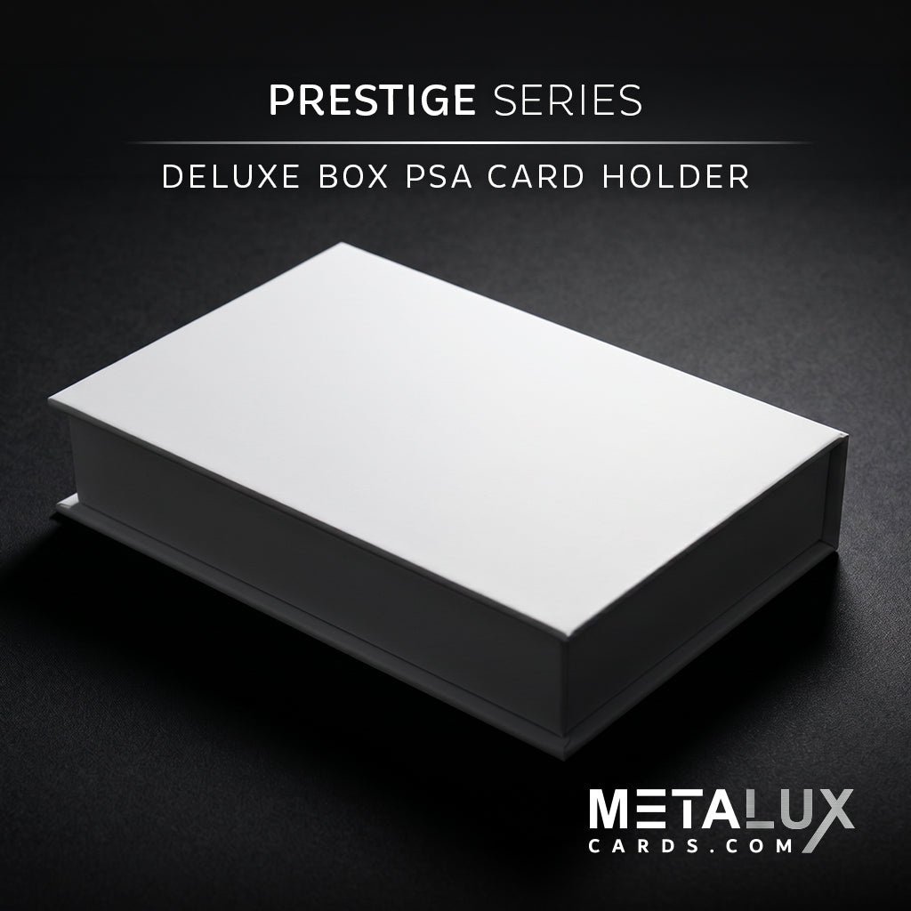 PSA Prestige Slab Deluxe Magnetic Box - Custom Printed or Blank - Exquisite Collector Storage Box - Can hold Mag Pro and CGC Slabs