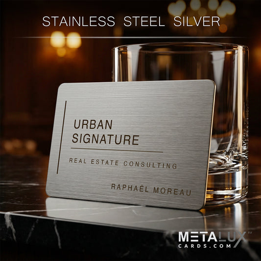 Deluxe Stainless Steel Series | Membership Cards | Engraved Business Cards | VIP Cards | Gift Cards | Quick Turnaround