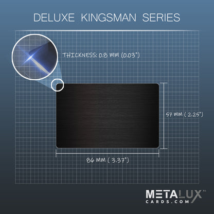 Deluxe Kingsman Series | Membership Cards | Engraved Business Cards | VIP Cards | Gift Cards | Special Events