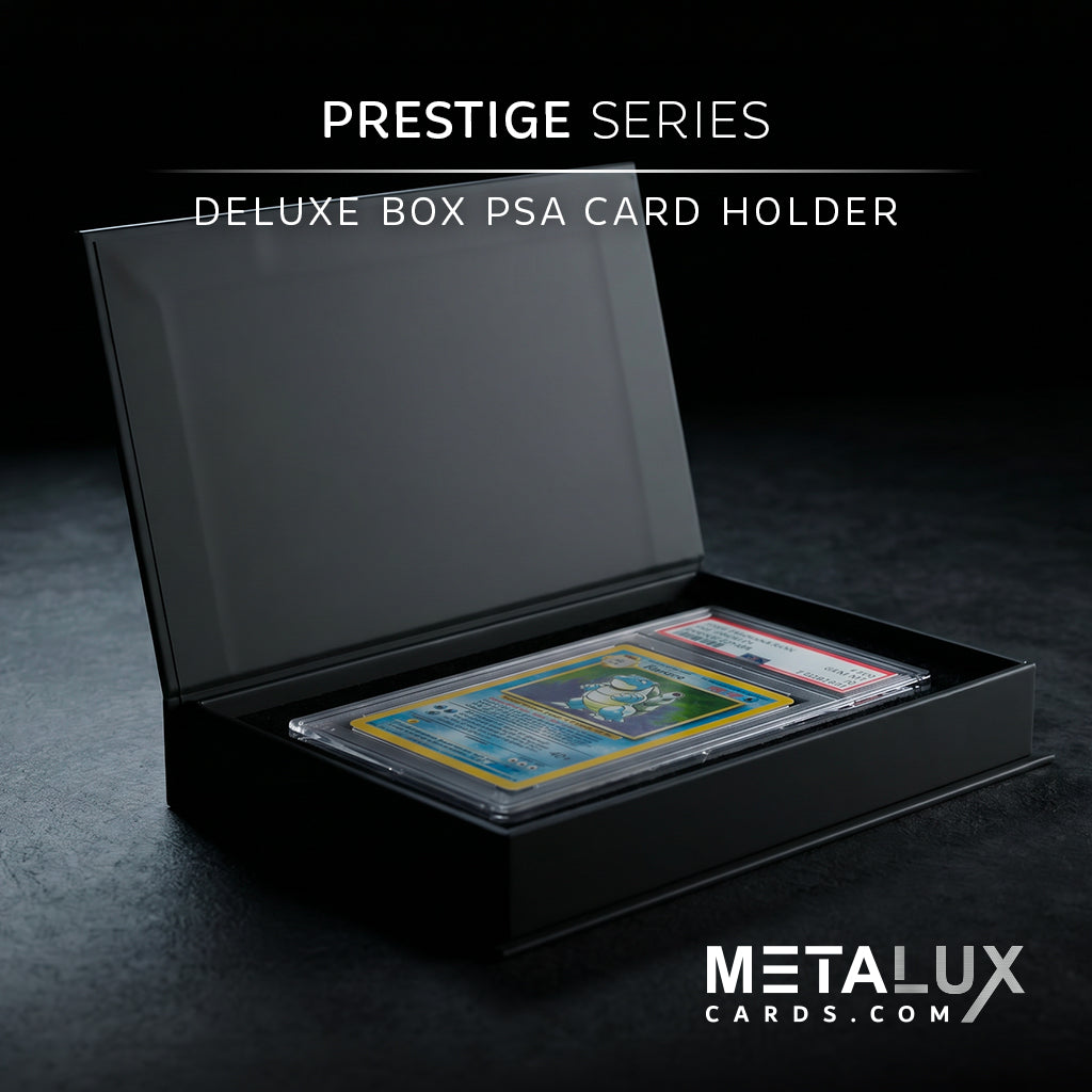 PSA Prestige Slab Deluxe Magnetic Box, Custom Printed or Blank, Exquisite Collector Storage Box