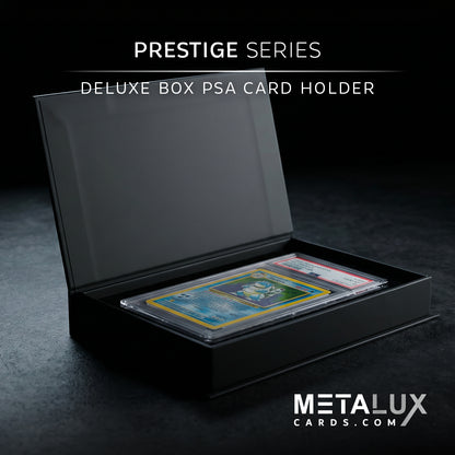 PSA Prestige Slab Deluxe Magnetic Box, Custom Printed or Blank, Exquisite Collector Storage Box