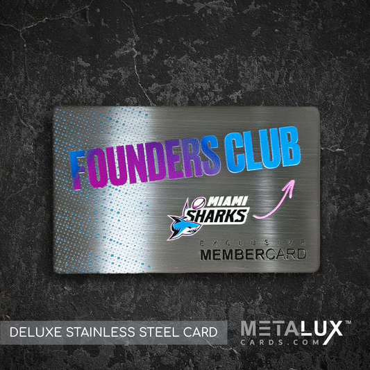 Deluxe Stainless Steel Custom Printed Metalux Series | Membership Cards | Engraved Business Cards | VIP Cards | Gift Cards | Quick Turnaround